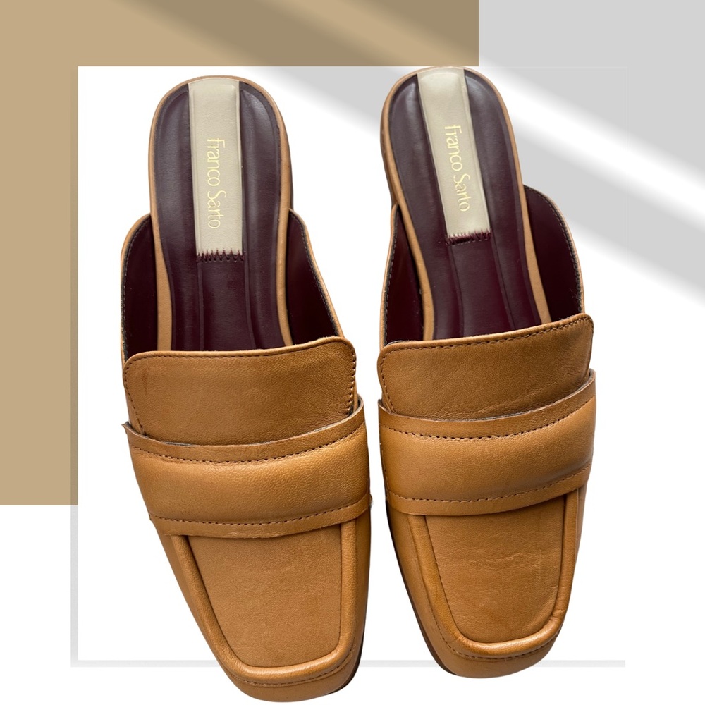 ❗️PRICE DROP ❗️like New. Chestnut FrancoSarto slippers